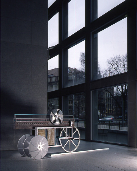Großer Wagen, Objekt, Otto Berndt Steffen, 2000, Stahl