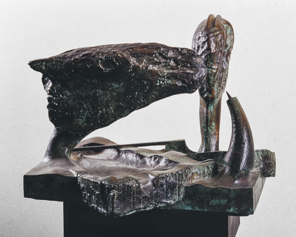 Häutungen, Plastik, Otto Berndt Steffen, 1989, Bronze
