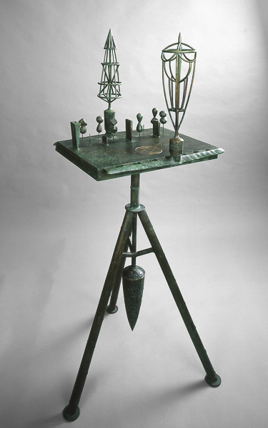 Konstellation, Plastik, Otto Berndt Steffen, 2000, Bronze